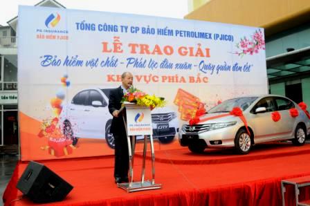 bảo hiểm pjico trao giải bảo hiểm vật chất ô tô