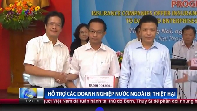 Bảo hiểm pjico: Chi trả bồi thường tạm ứng đợt 2 cho các doanh nghiệp thiệt hại tại đồng nai
