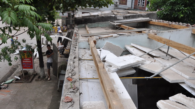 Hà nội gặp lốc xoáy mạnh tối 20-05