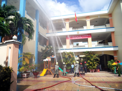 Thực tập phương án tại Trường mầm non Rạng Đông Quận 6